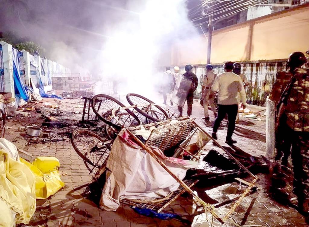 Cuttack violence Police arrest eight 36hour curfew internet services suspended